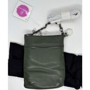 NWT AG AMALIA Gomez Italian Leather Crossbody MINI Bag Adjustable Chain Flip Bag